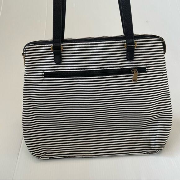 Fossil Kinley Shopper bag large shoulder bag black and white striped - Picture 14 of 16